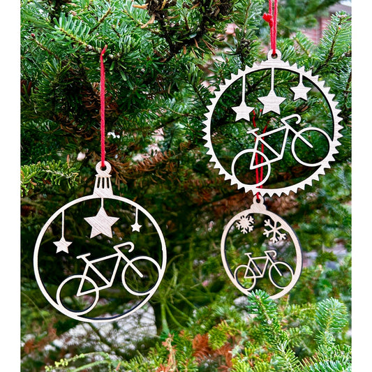 BT by Sonia Weihnachtskugeln Radfahren