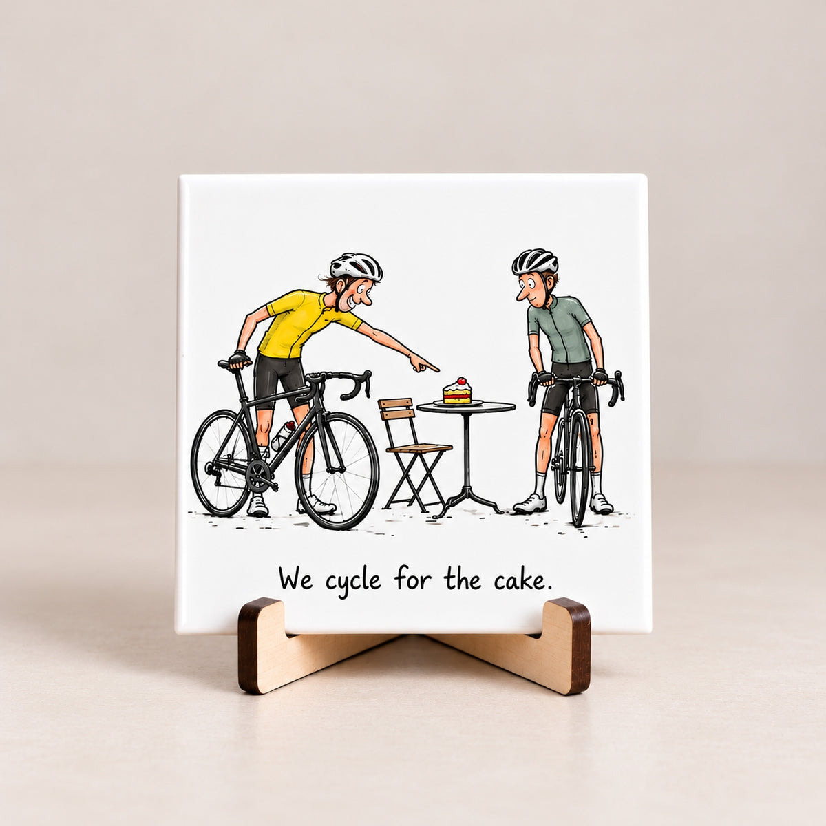 BT by Sonia Tegel Cartoon-Radsport