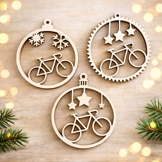 BT by Sonia Weihnachtskugeln Radfahren