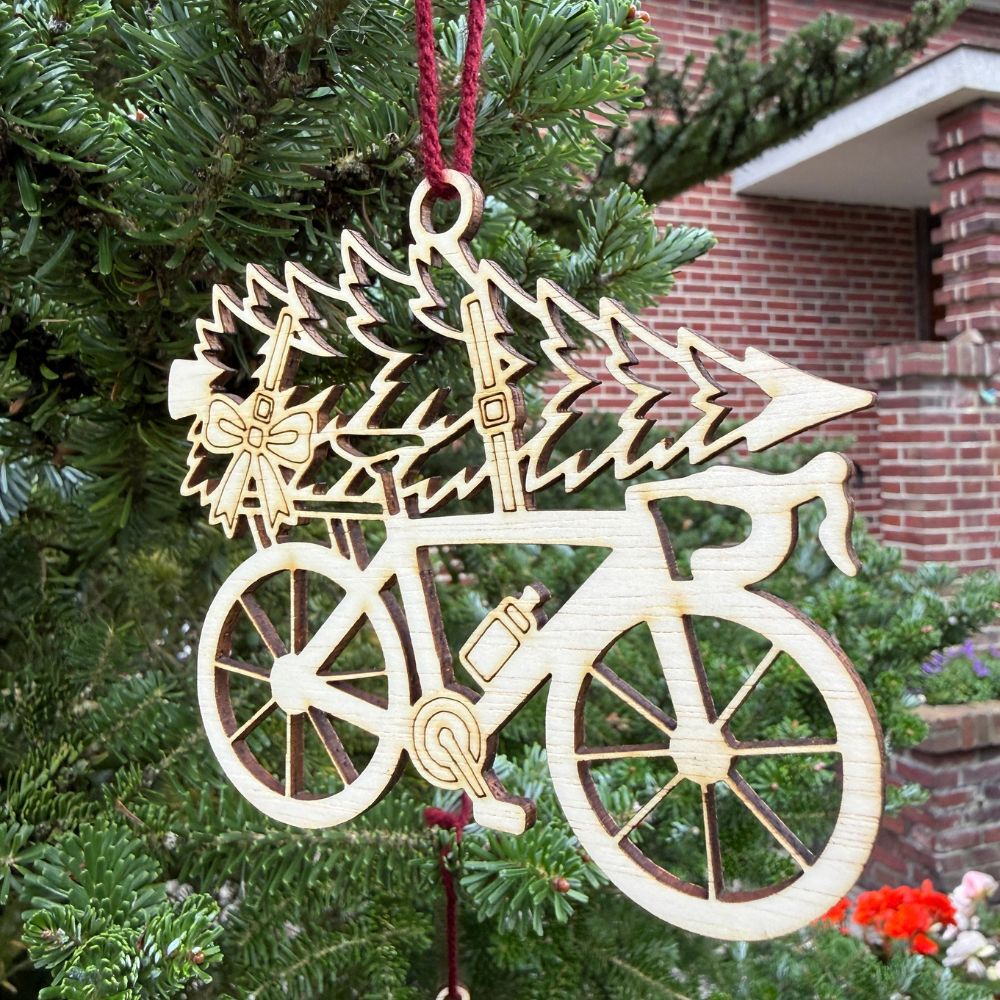 BT by Sona kerstballen kerstfiguren wielrennen | set van 3