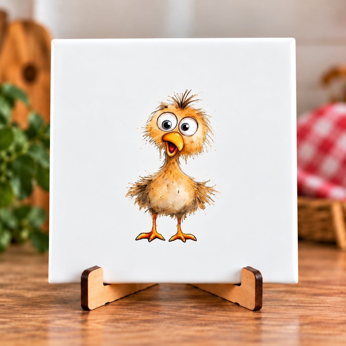 BT by Sonia Bauernhoftiere-Fliese | Kuh, Schaf, Huhn, Schwein oder Ziege