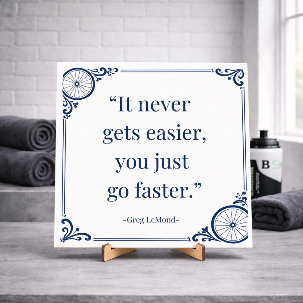 Delfter blaue Fliesen Quote LeMond