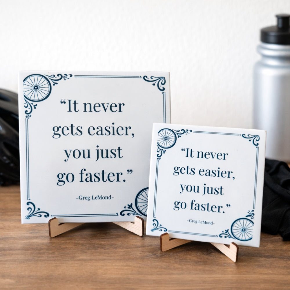 Delfter blaue Fliesen Quote LeMond