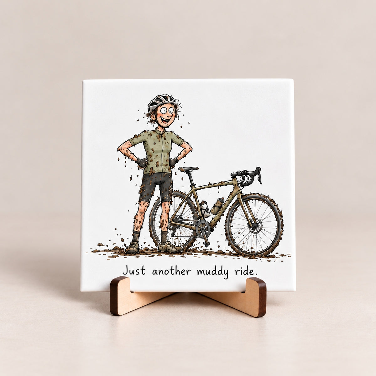 BT by Sonia Tegel Cartoon-Radsport