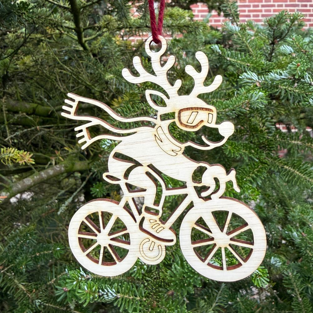 BT by Sona kerstballen kerstfiguren wielrennen | set van 3