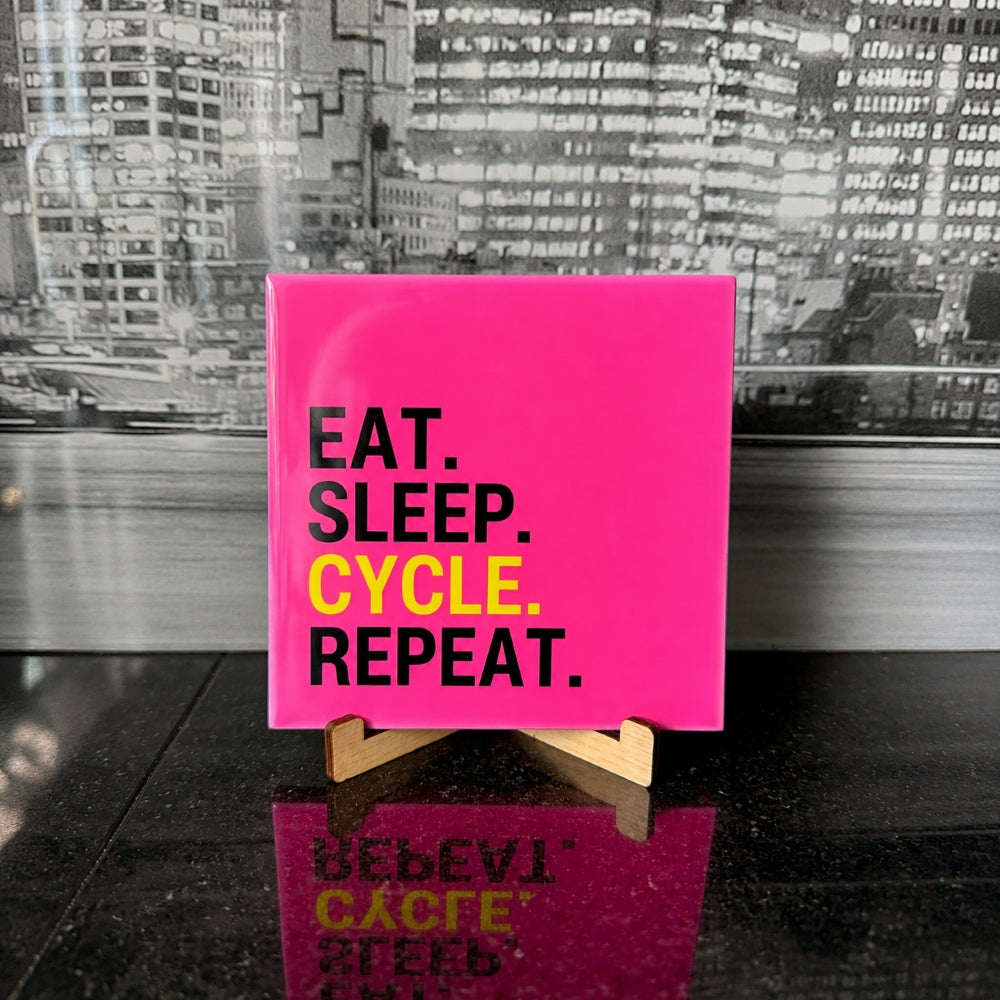 Fliese Radsport Rosa
