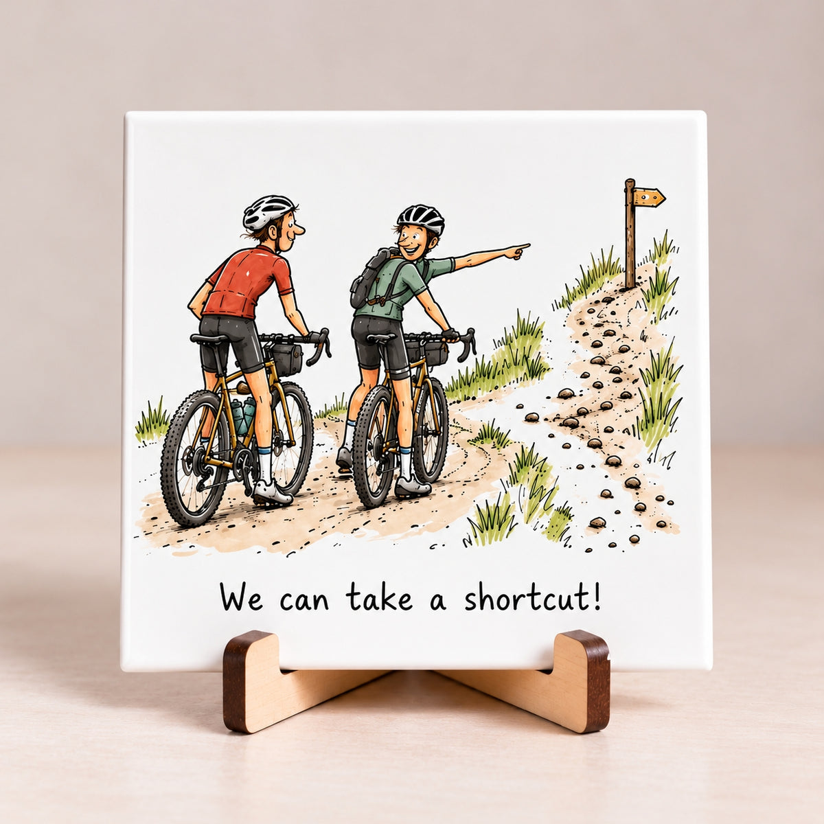 BT by Sonia Tegel Cartoon-Radsport