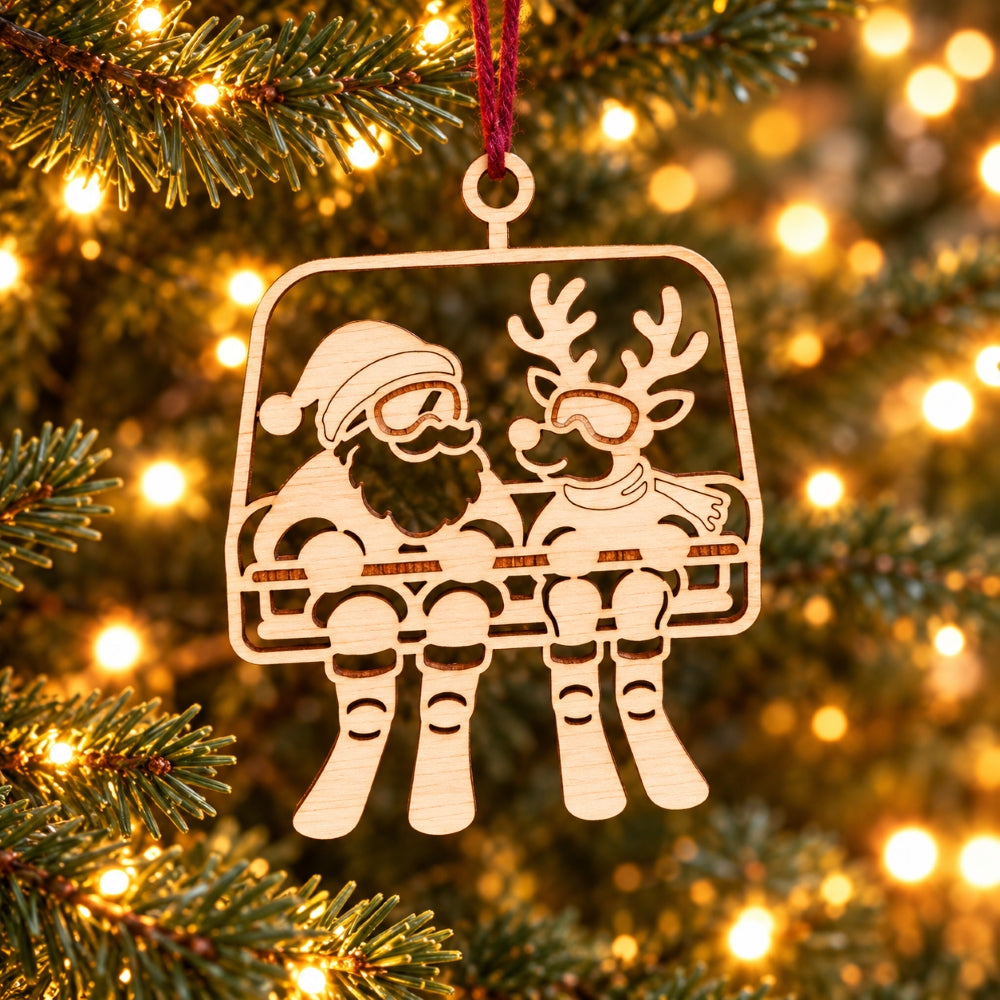BT by Sona Weihnachtskugeln Weihnachtsfiguren SKI | 3er-Set