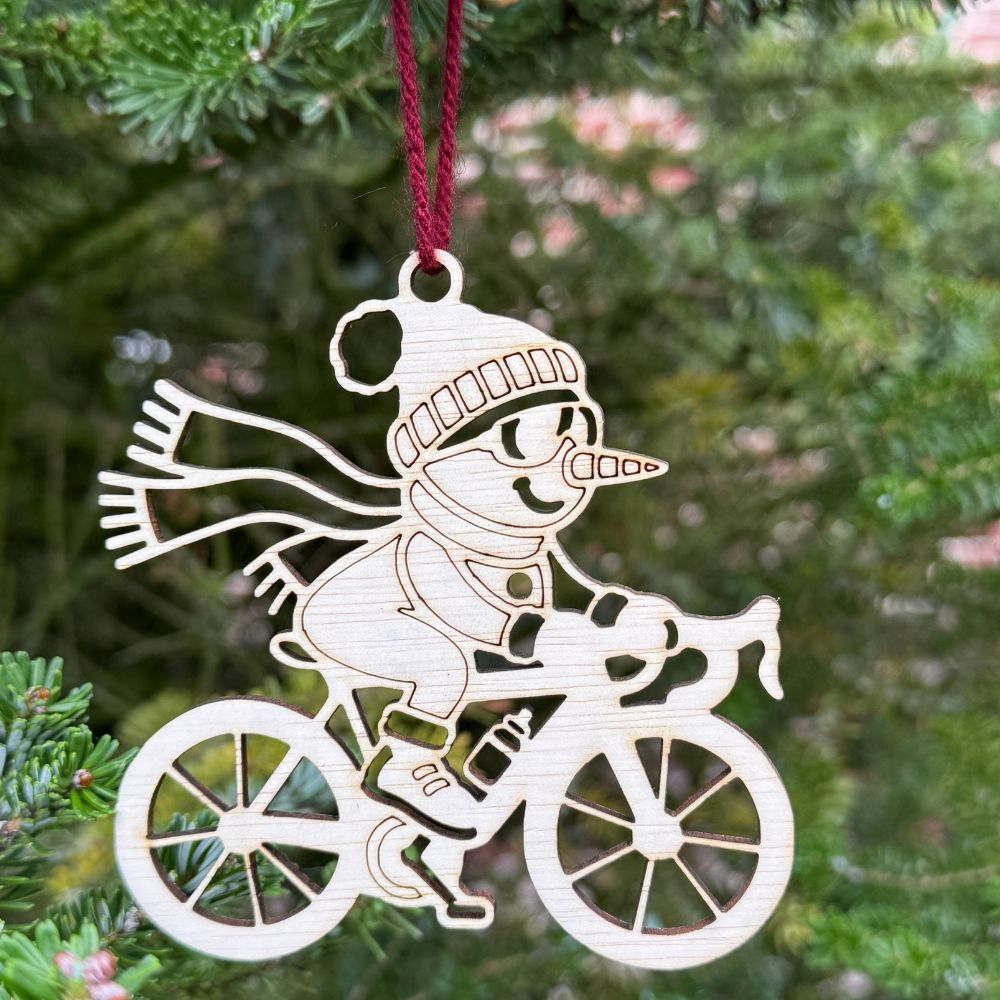 BT by Sona kerstballen kerstfiguren wielrennen | set van 3
