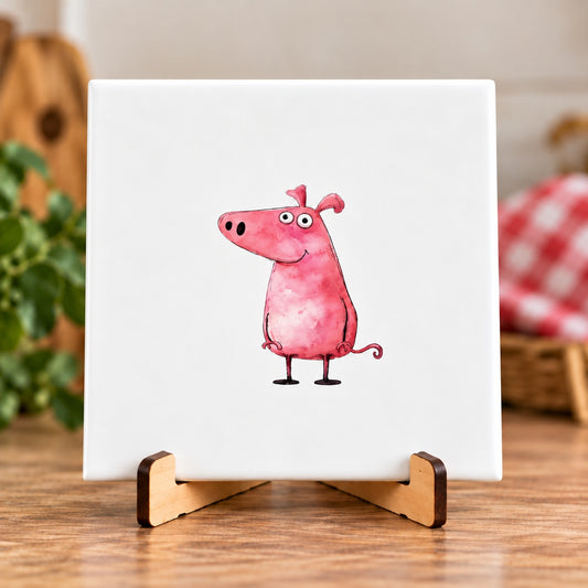 BT by Sonia Bauernhoftiere-Fliese | Kuh, Schaf, Huhn, Schwein oder Ziege
